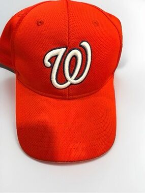 Washington nationals Red Adjustable Baseball Cap - Back Strap